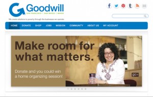 Homepage of Goodwill of San Francisco